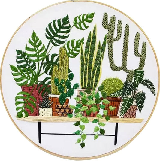 Plant Lover Cross Stitch Kit