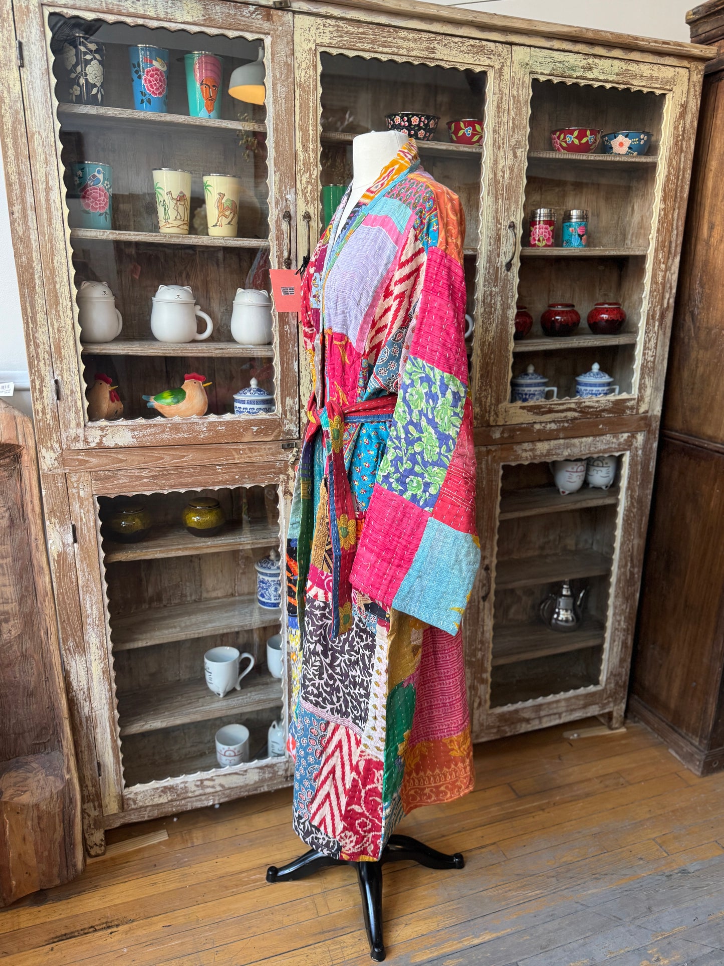 Cotton Kantha Bathrobe