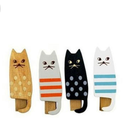 Set of 4 Cat Clip