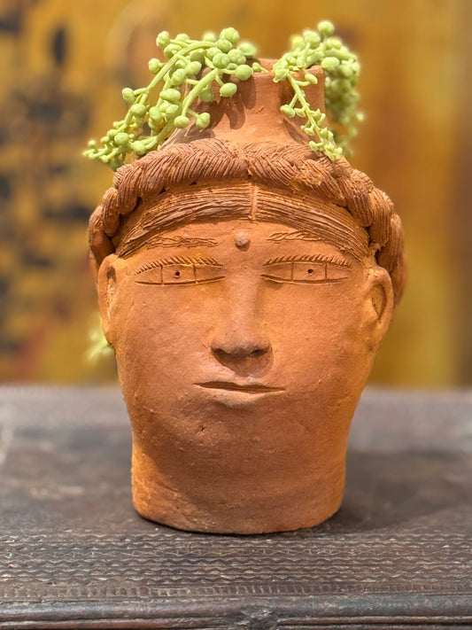 Handmade Lady Head Vases From San Antonio Castillo Velasco