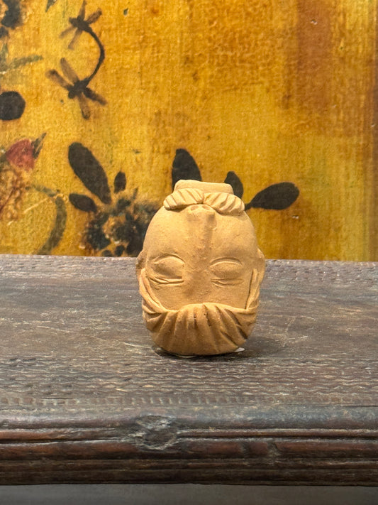 Handmade Mini Man Clay Pot
