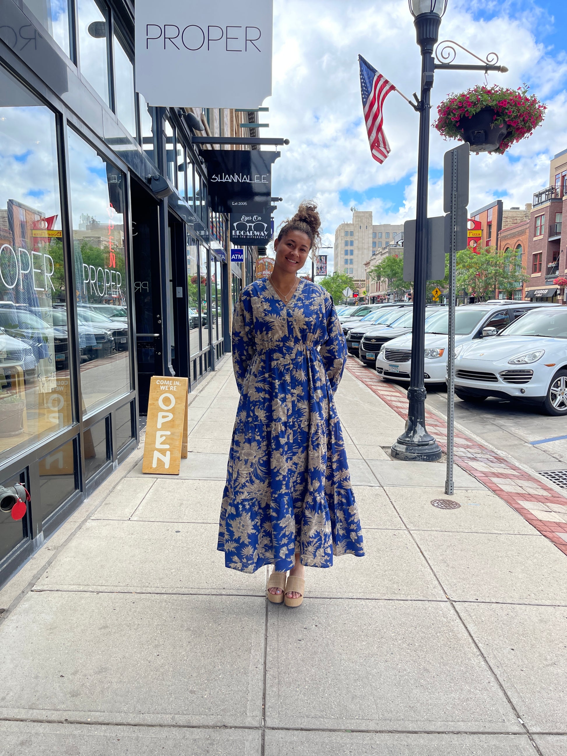 cache royal blue dress Cache Royal Blue Formal Maxi Dress Size 0 Prom