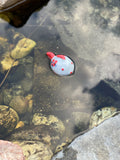 Red Painted Porcelain Fish