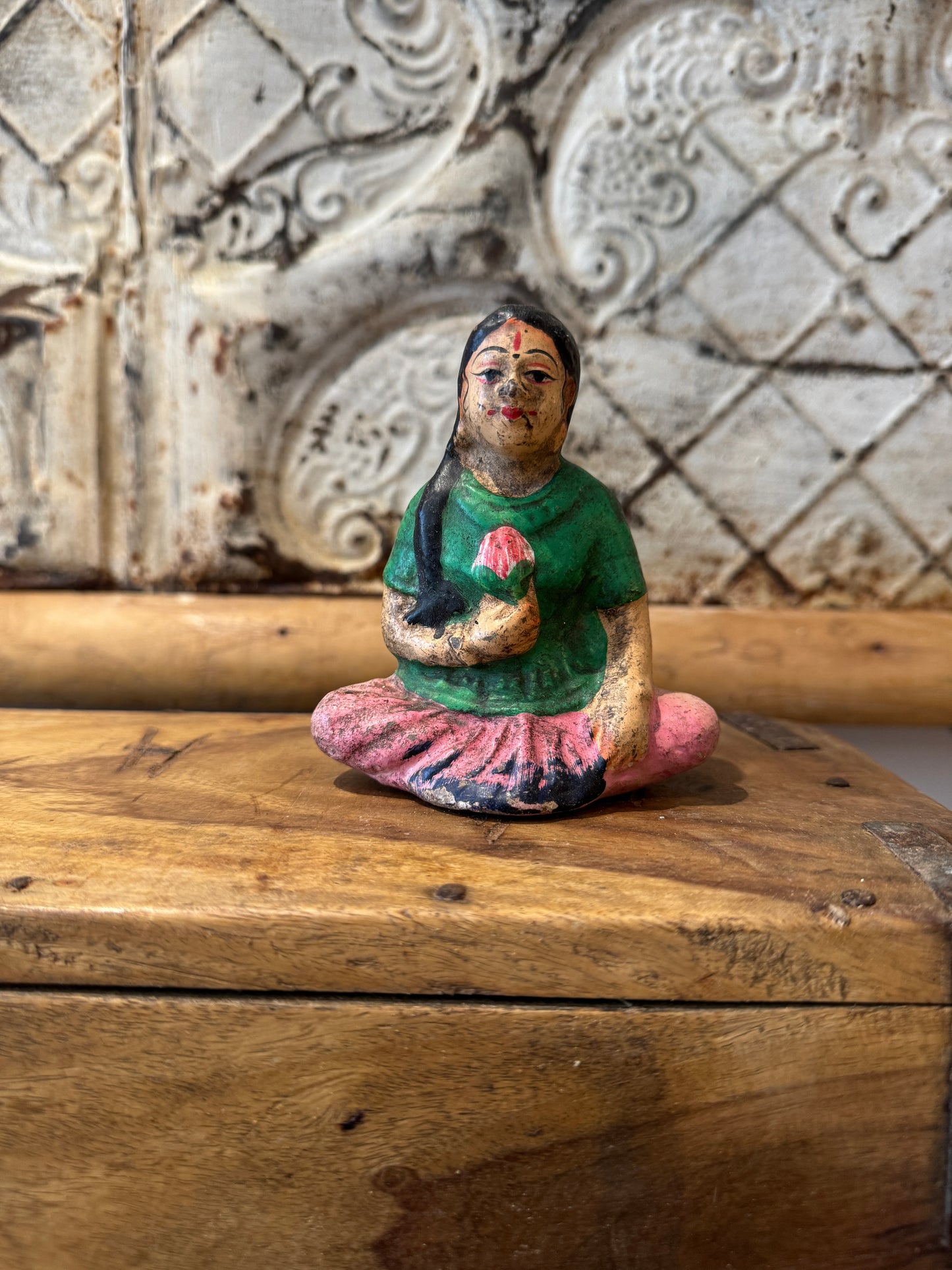 Vintage Clay Figure