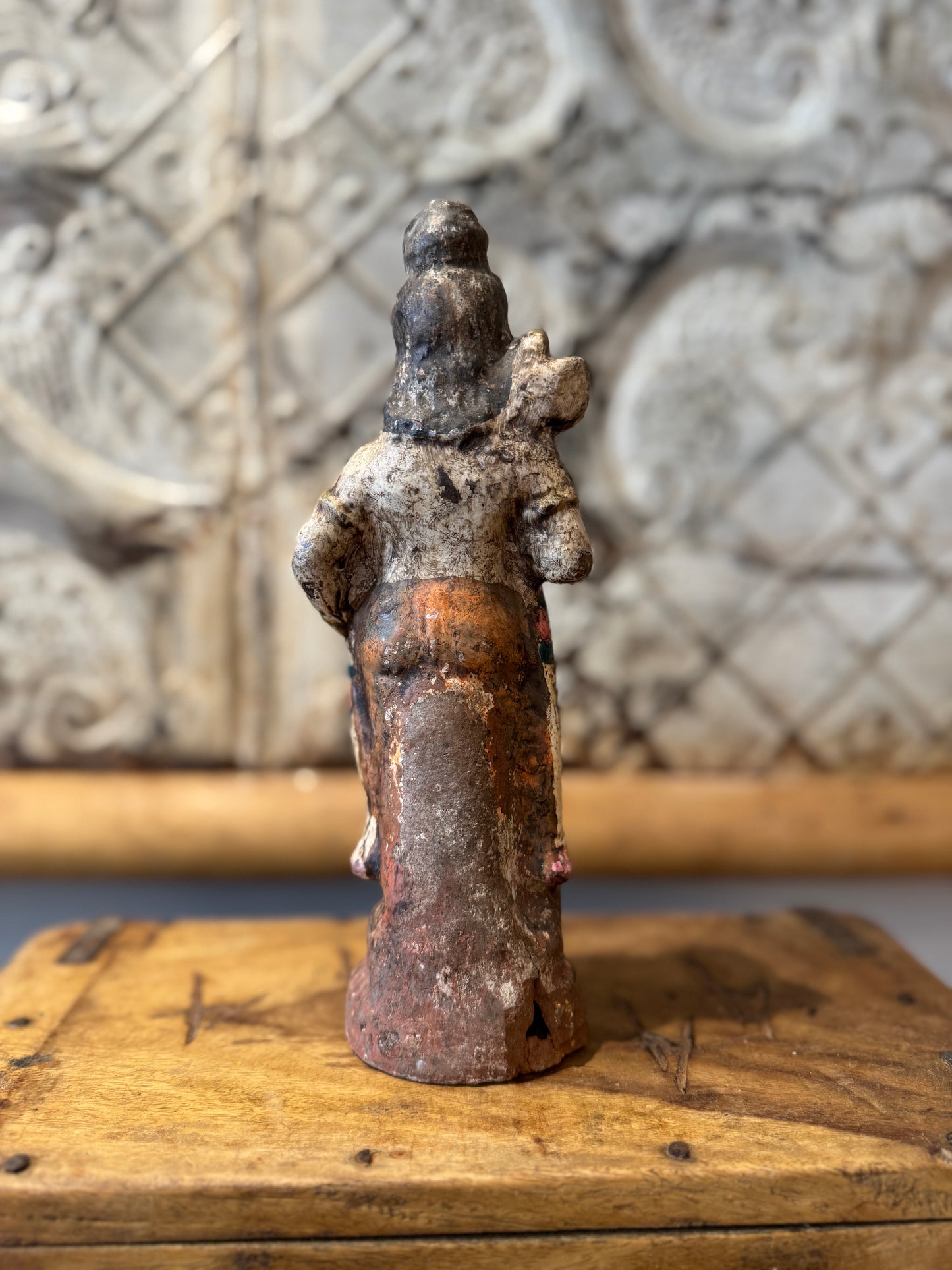 Vintage Clay Figure