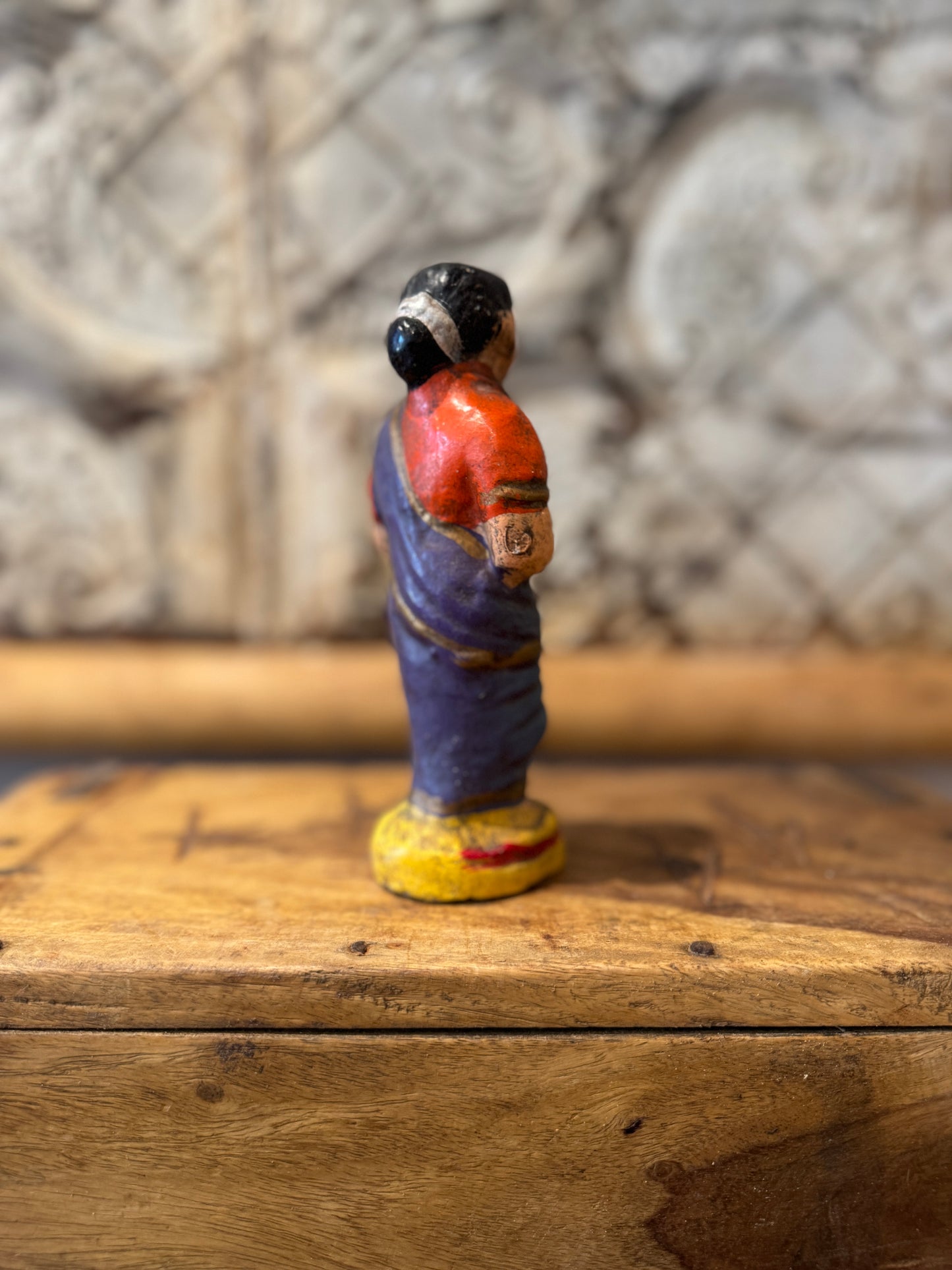Vintage Clay Figure