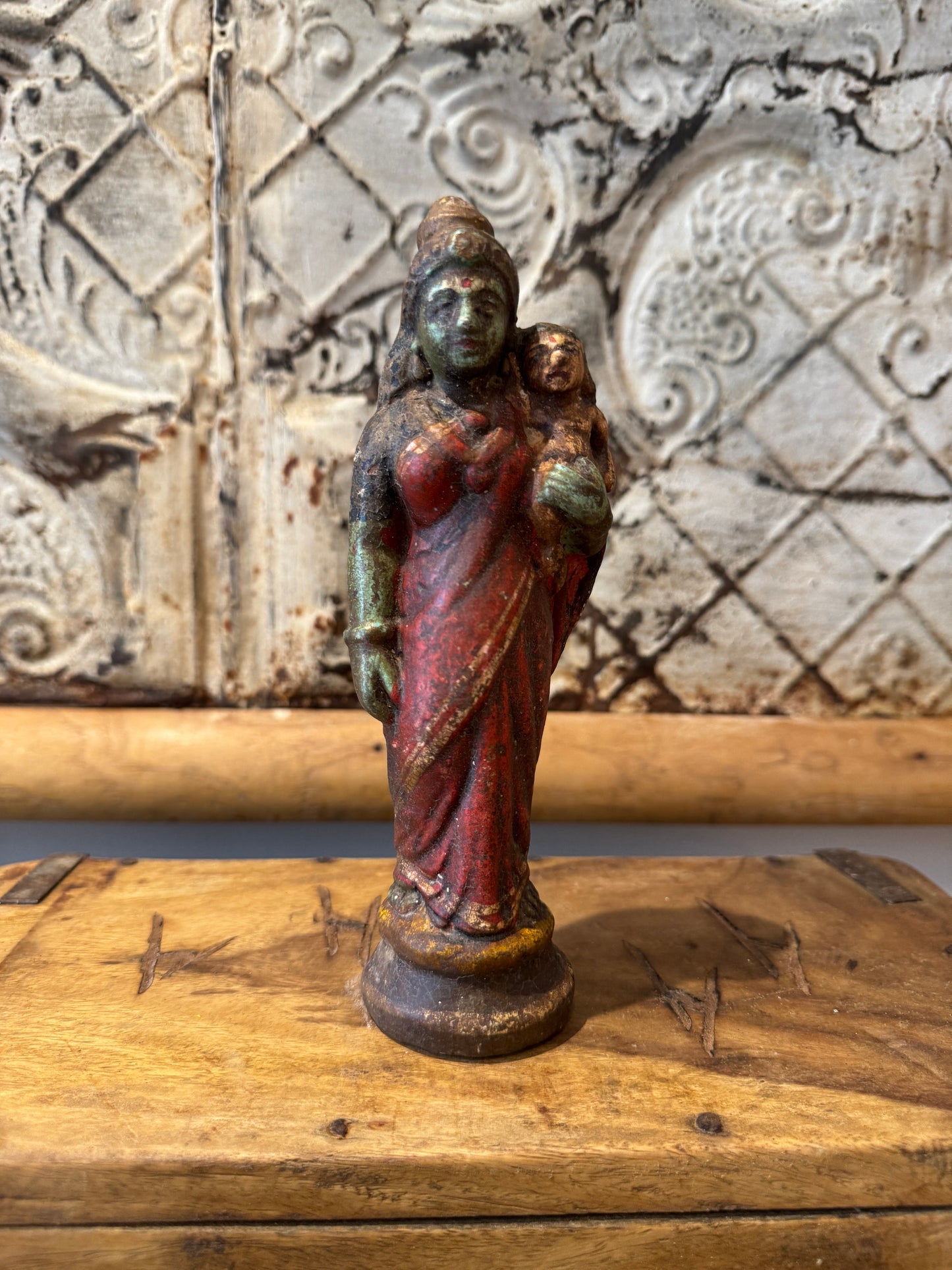 Vintage Clay Figure