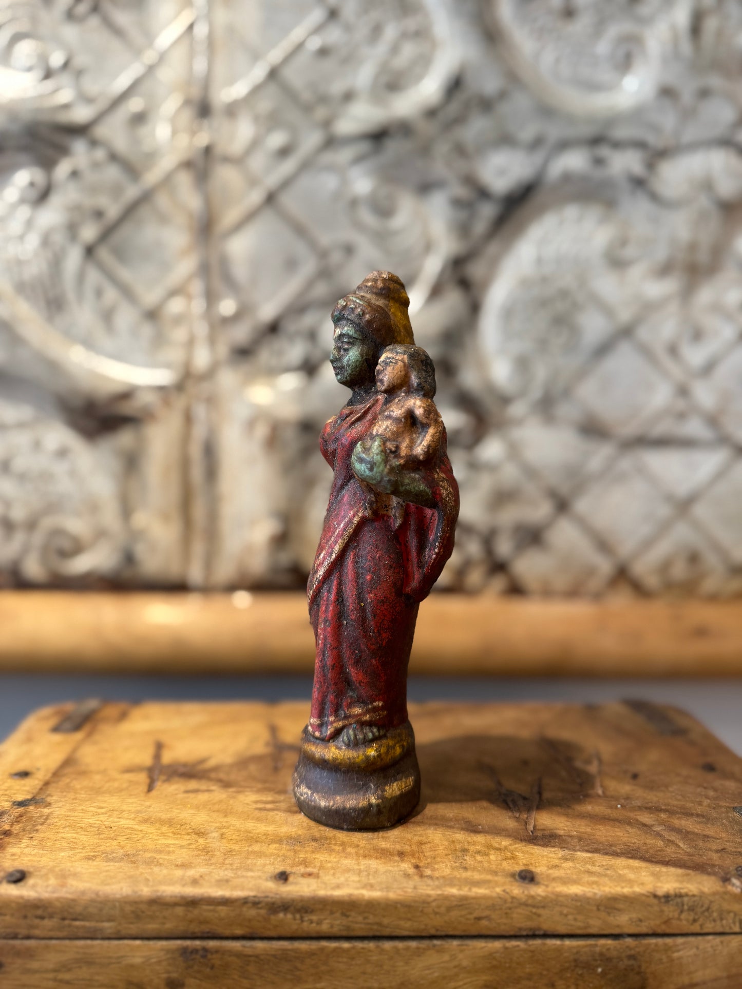 Vintage Clay Figure