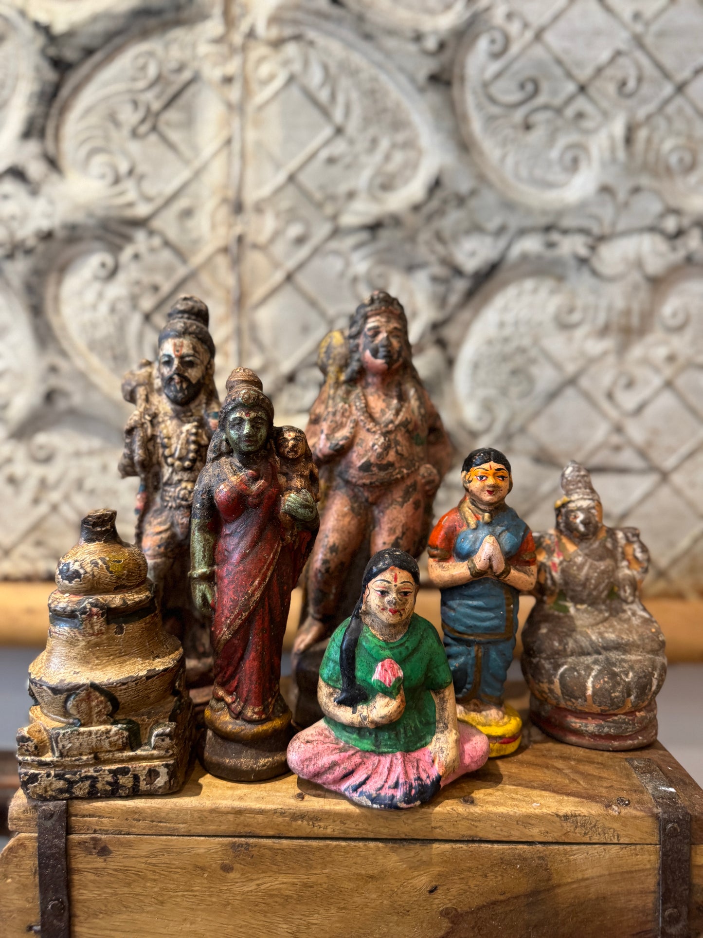 Vintage Clay Figure