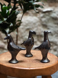 Oaxacan Black Pottery Standing Bird Whistle