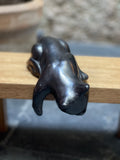 Oaxacan Playful Black Pottery Cat