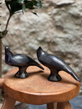 Oaxacan Black Pottery Life Size Bird Whistle