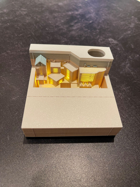 3D City Lights Memo Pad