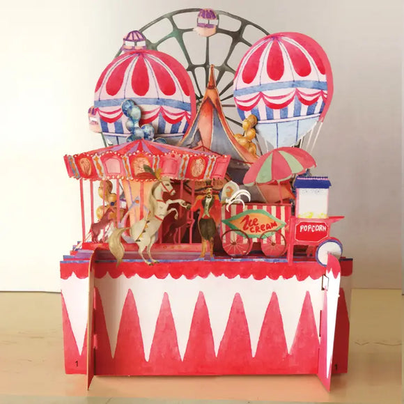 Carousel 3D Pop Up Card