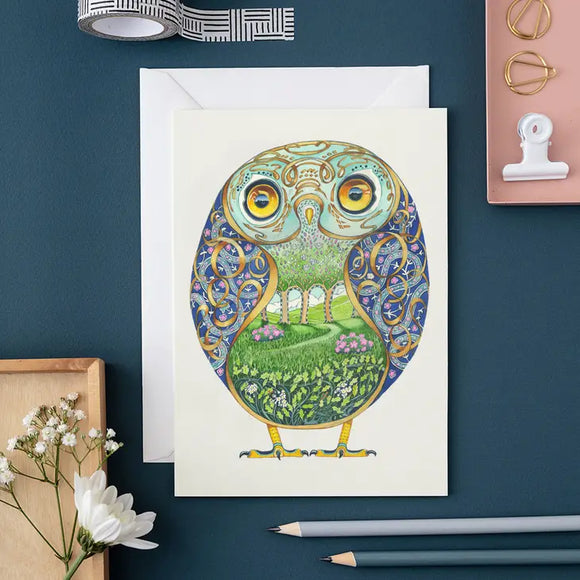 Baby Owl Greeting Card