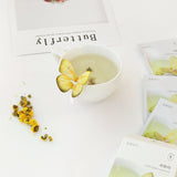Butterfly Flower Tea Bag Gift Set-Yellow