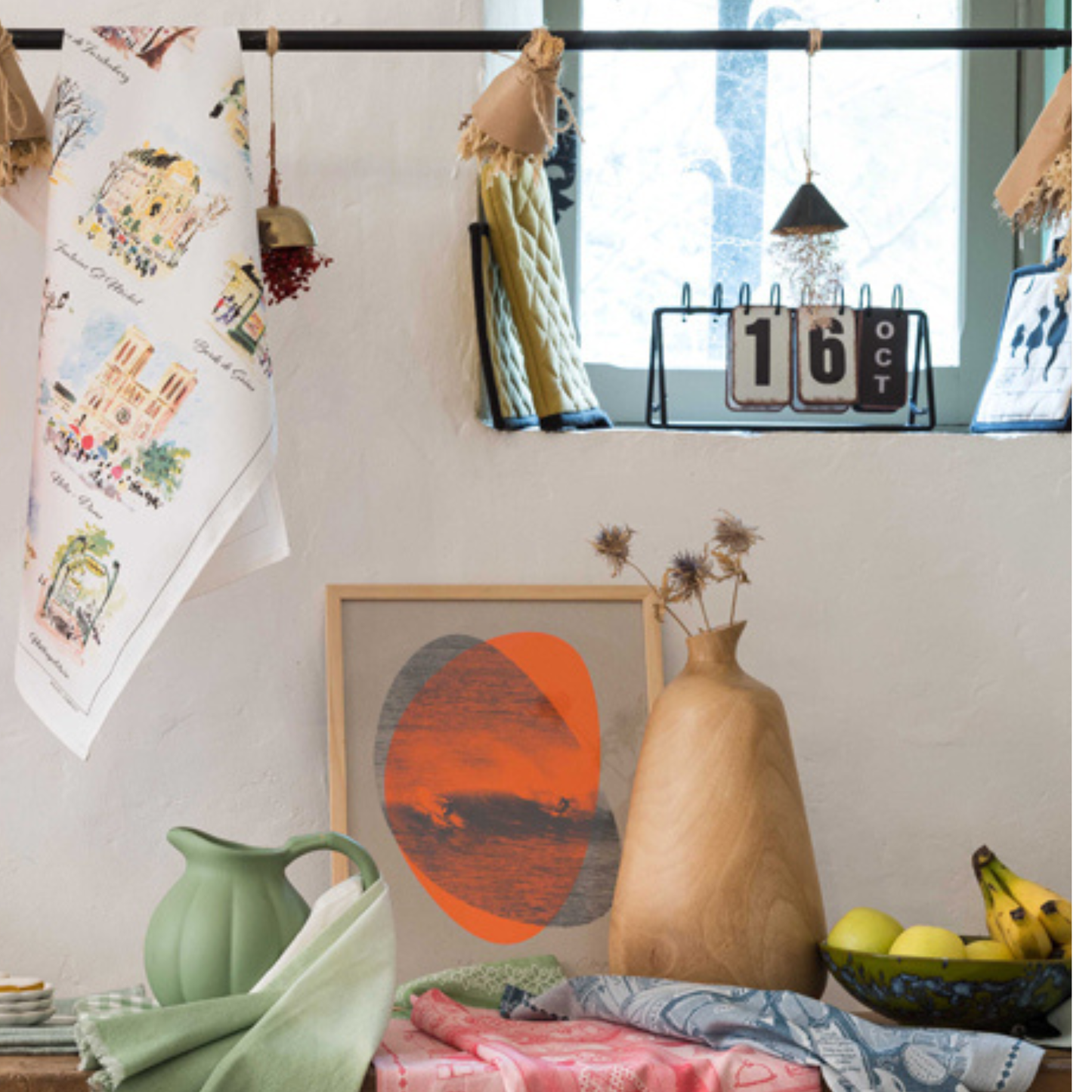 Paris Scenes Tea Towel