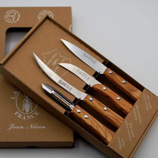 Set of 4 kitchen knives "Cheftaine" Coffret