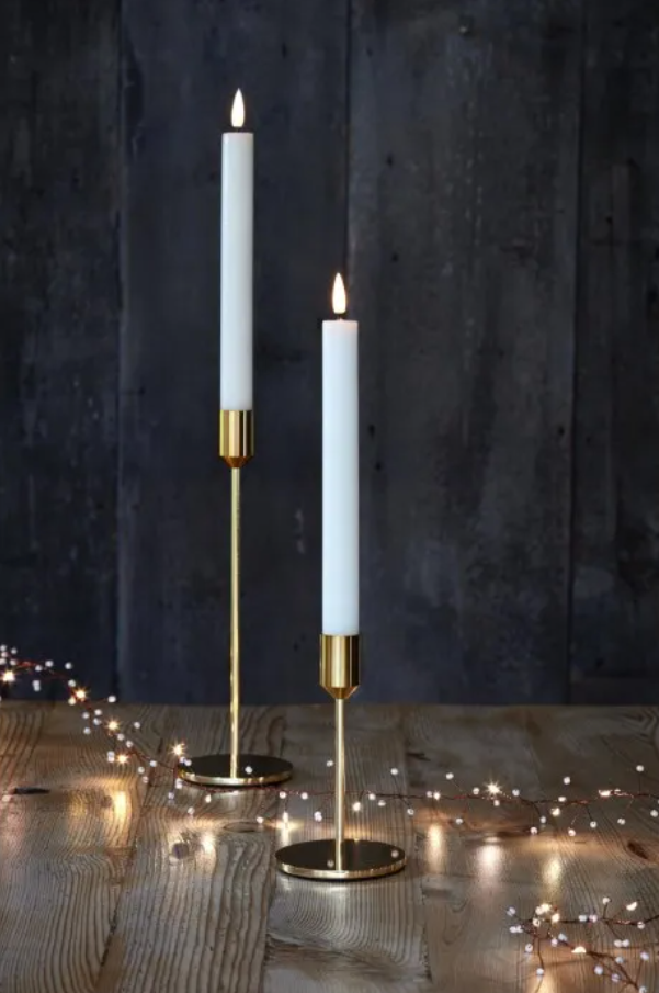 LED Chandelier Candles (Set of 2): White