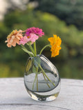 Hand Blown Asymmetrical Bud Vase