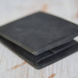 Handmade Black Buffalo Leather Wallet