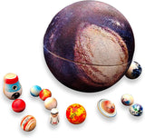 Wooden Solar System Nesting Doll