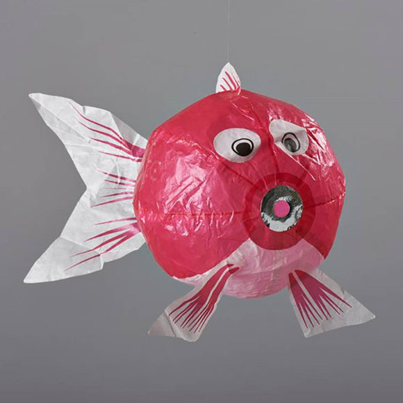 Japanese Paper Balloon Small Pink Fish