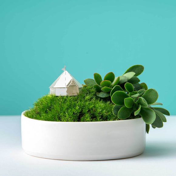 Mini Model Tent Terrarium Decor