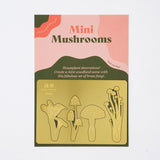 Mini Mushrooms-brass set