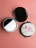 Porcelain Compact Magnifying Mirror