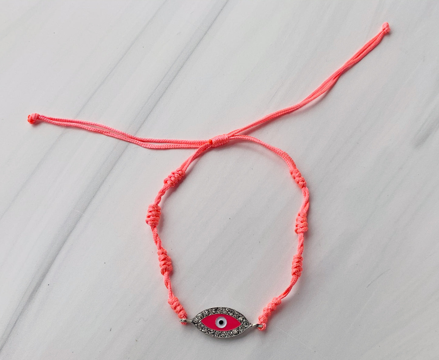Evil Eye Drawstring Bracelet