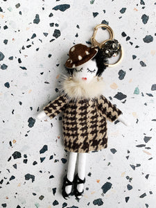 Manhattan  Doll Keychain