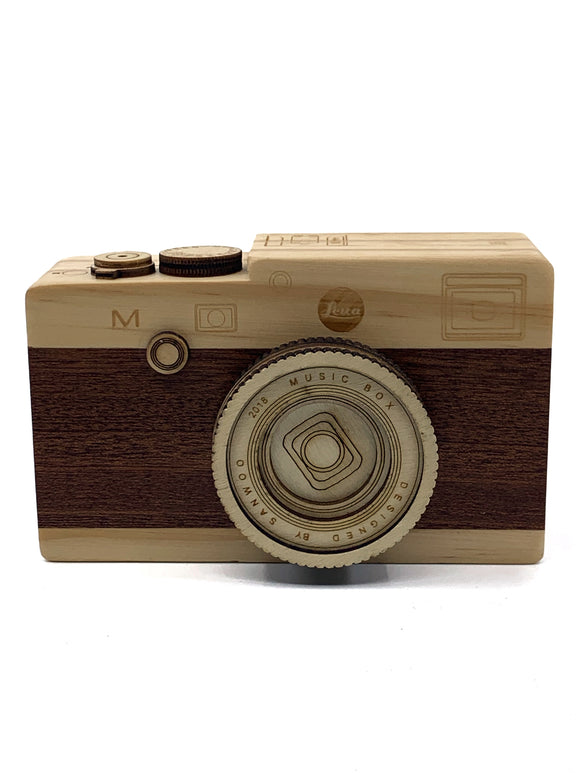 Wooden Camera Music Box