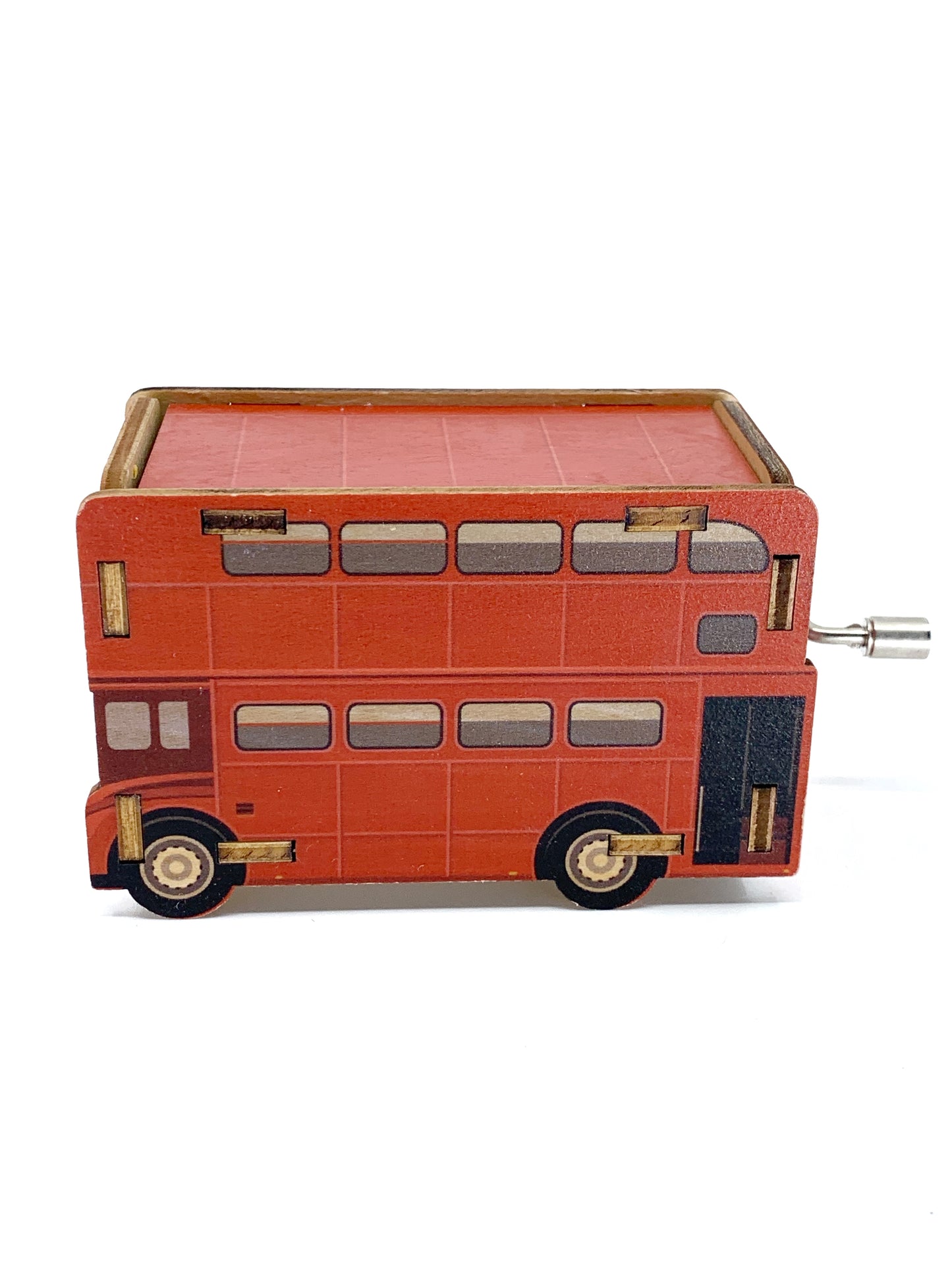 Wooden Bus Music Box
