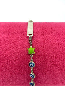 Children’s Sterling Silver Evil Eye Bracelet