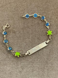 Children’s Sterling Silver Evil Eye Bracelet