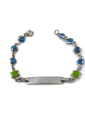 Children’s Sterling Silver Evil Eye Bracelet