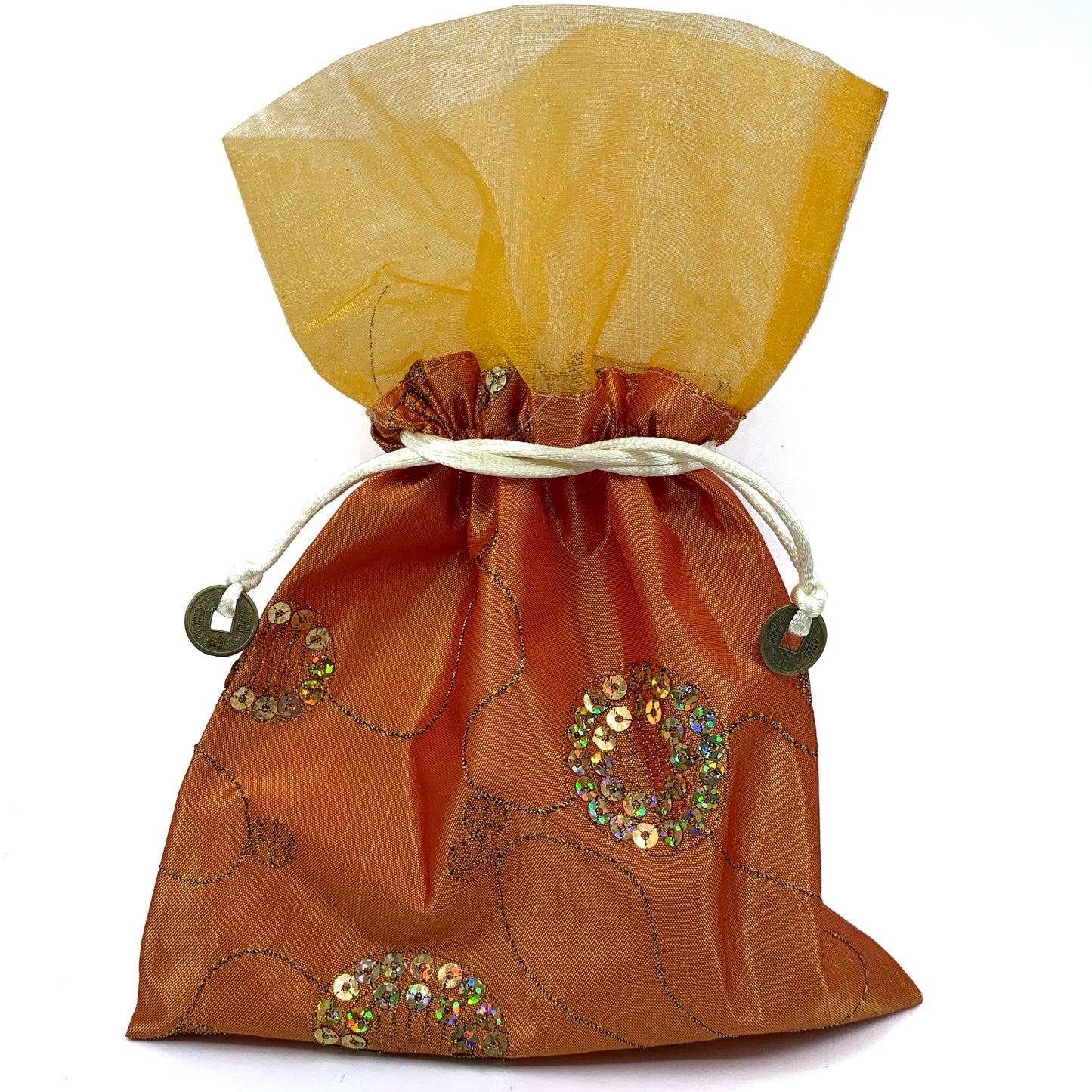 Sequined Drawstring Pouch