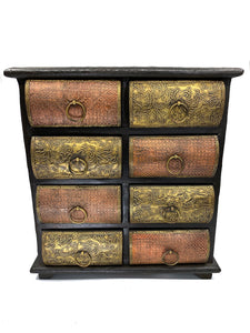 Embossed Metal Chest