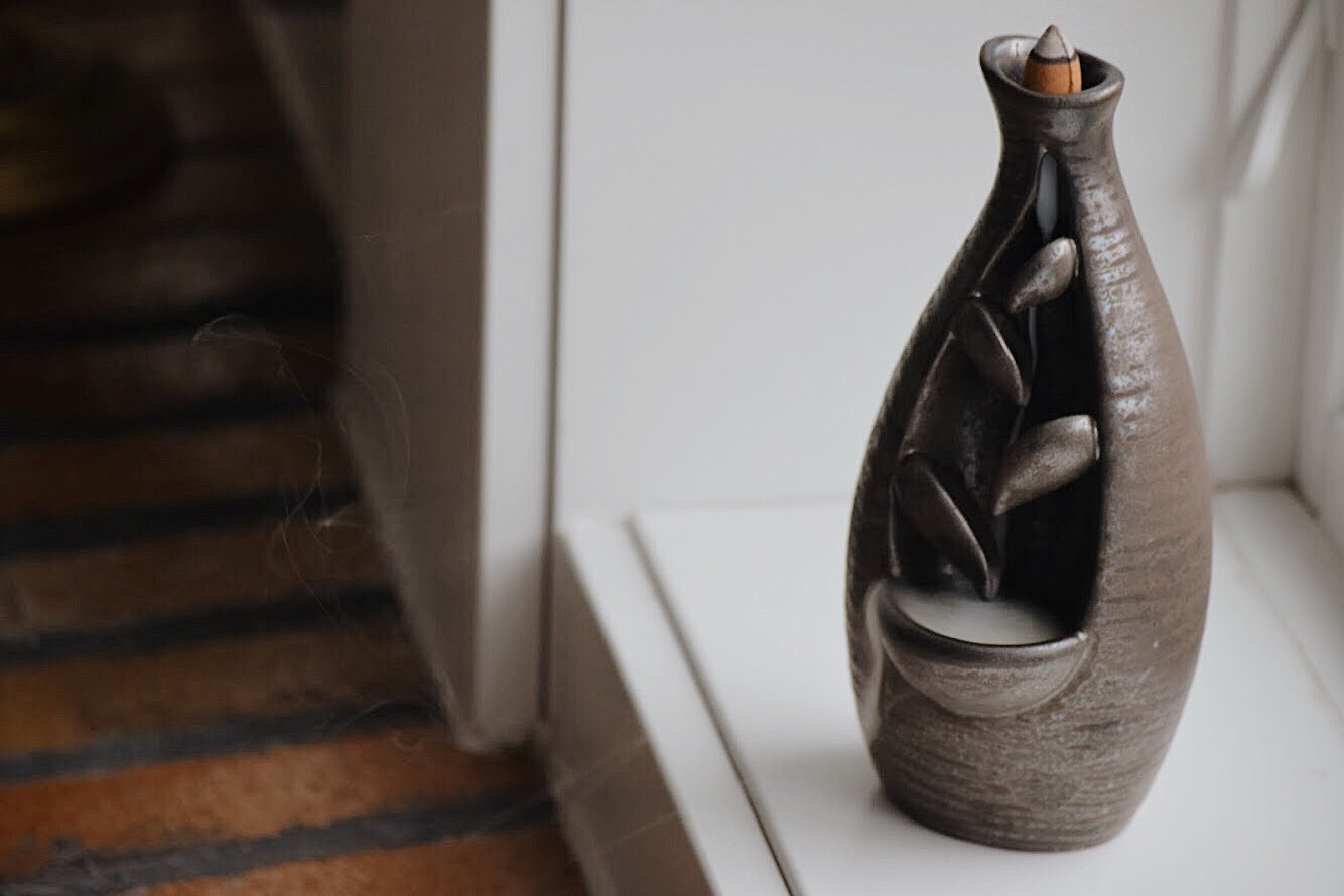 Cascading Backflow Incense Burner