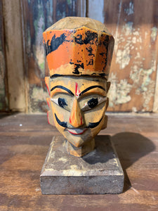 Vintage Indian Puppet Head