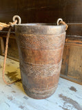 Naaga Vintage Wooden Pail