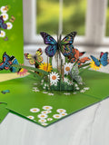 Green Pop-up Card & Butterfly