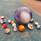 Wooden Solar System Nesting Doll