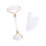 White Jade Facial Roller & Gua Sha Facial Lifting Tool