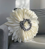 Silky Soft Round Flower Pillow