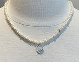 Pearl Necklace & Long Life Charm