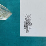 Summer Lucite Rubber Stamp