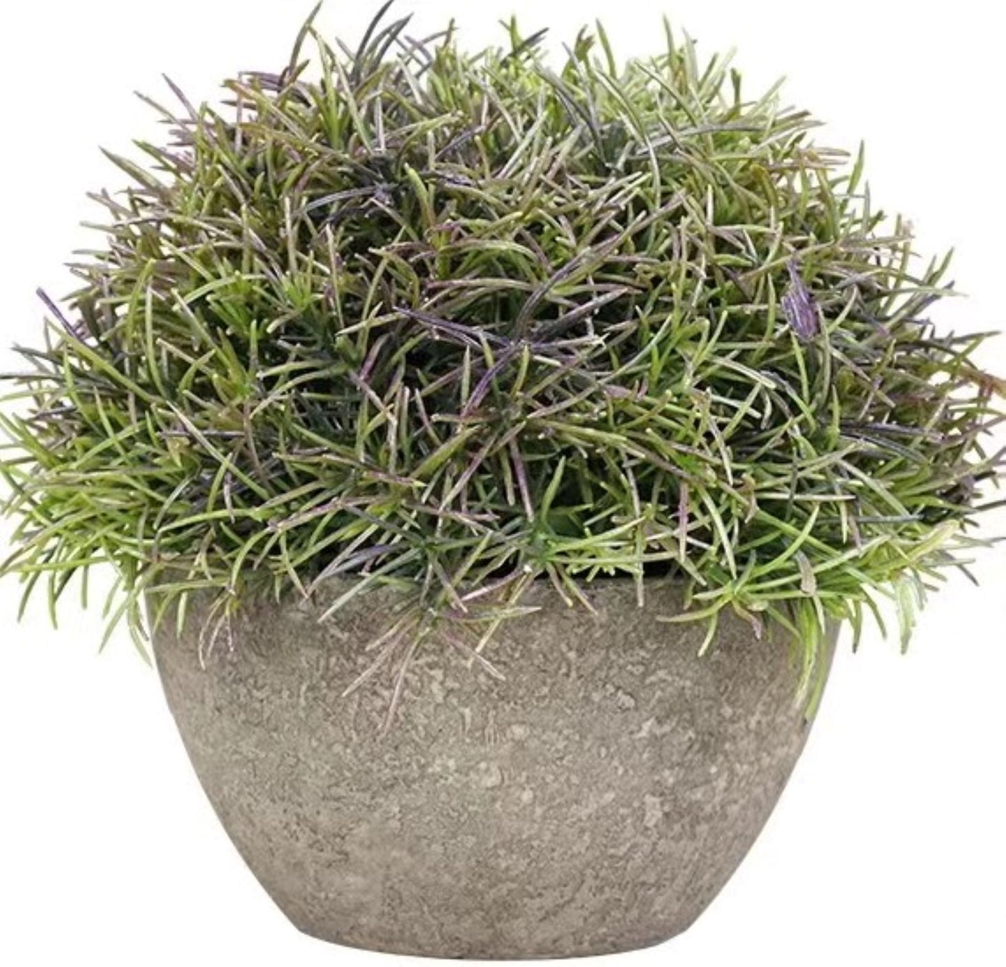 Clay Pot & Artificial Plant
