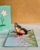 Monarch Butterfly Pop-Up Card